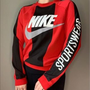 Nike Red Pullover Sweatshirt Size Small
